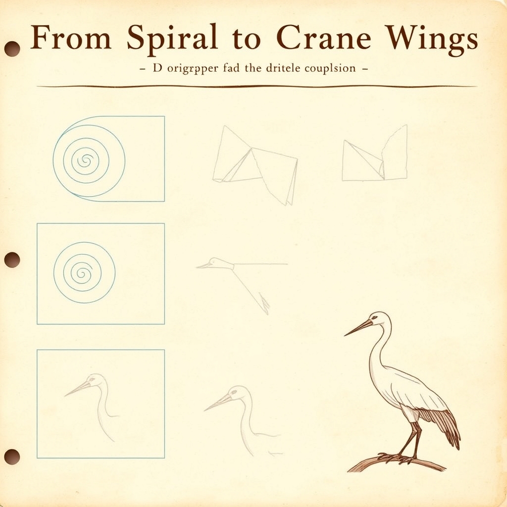 Origami Crane Spirit Tutorial tutorial plate 2