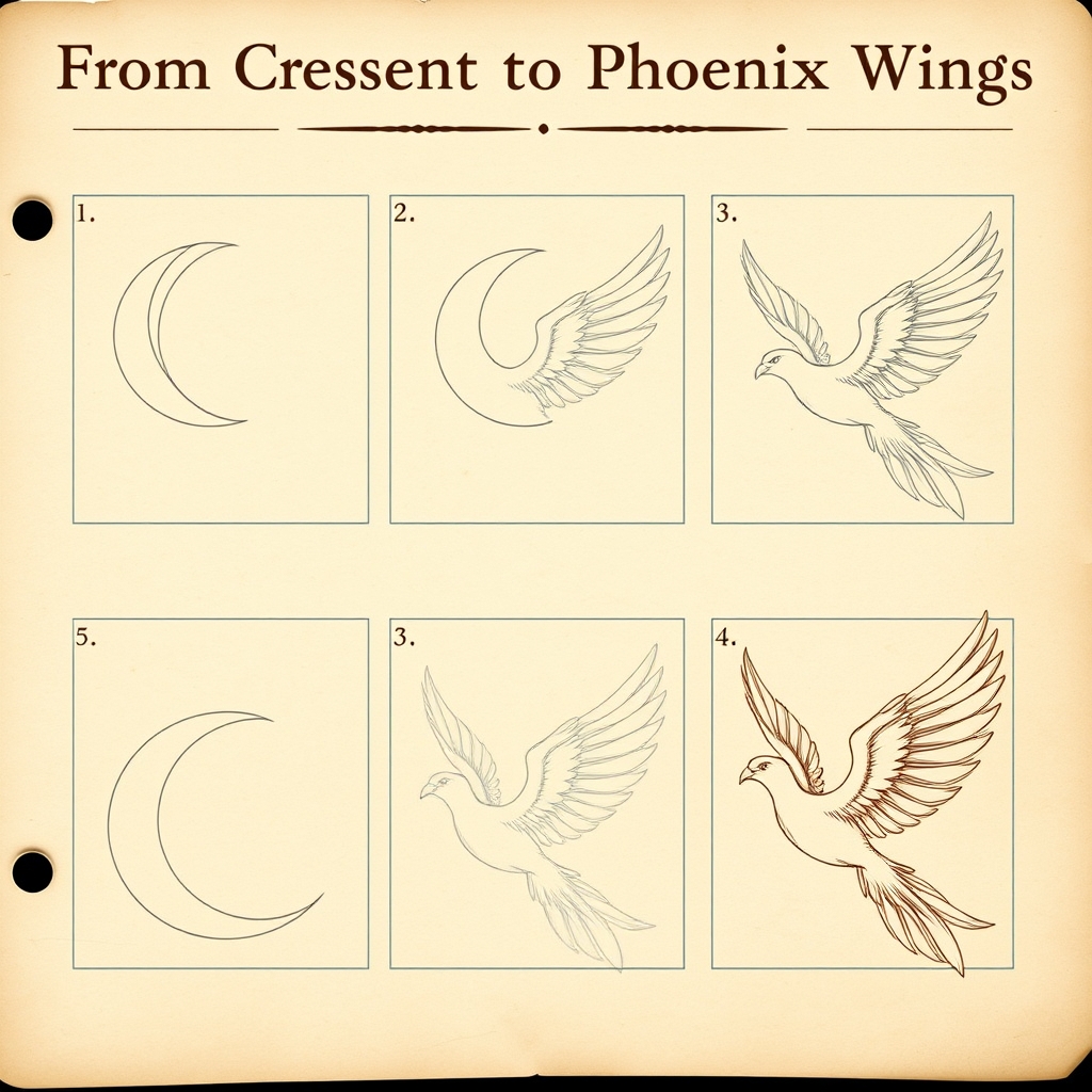 Rising Phoenix tutorial plate 2