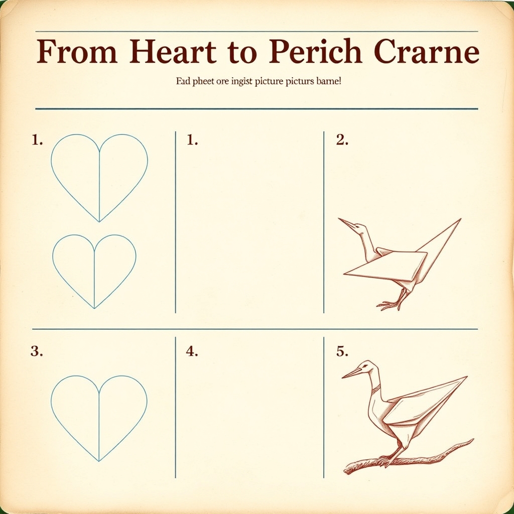 The Origami Crane Spirit tutorial plate 2