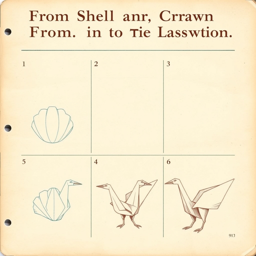 The Origami Crane Spirit tutorial plate 4